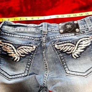 EUC BOOTLEG MISS ME JEANS